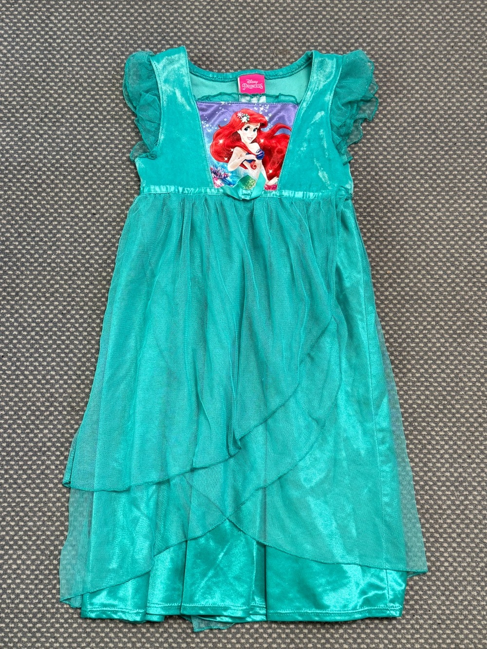 Disney Princess Ariel Teal Nightgown